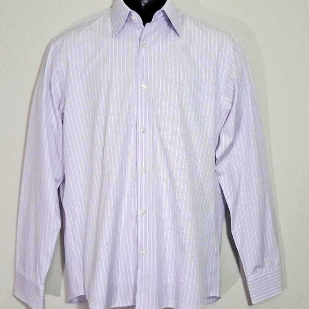 Hugo Boss Dress Shirt Sz 15.5 34 35 Mens